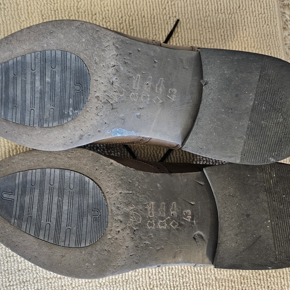 Men's Metal Gray Oxford Shoes Size 10 - Picture 6 of 8